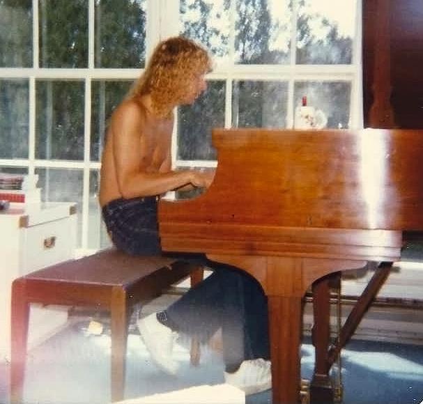 Donnie Dacus at Piano 1973